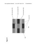 Autostereoscopic display system with efficient pixel layout diagram and image