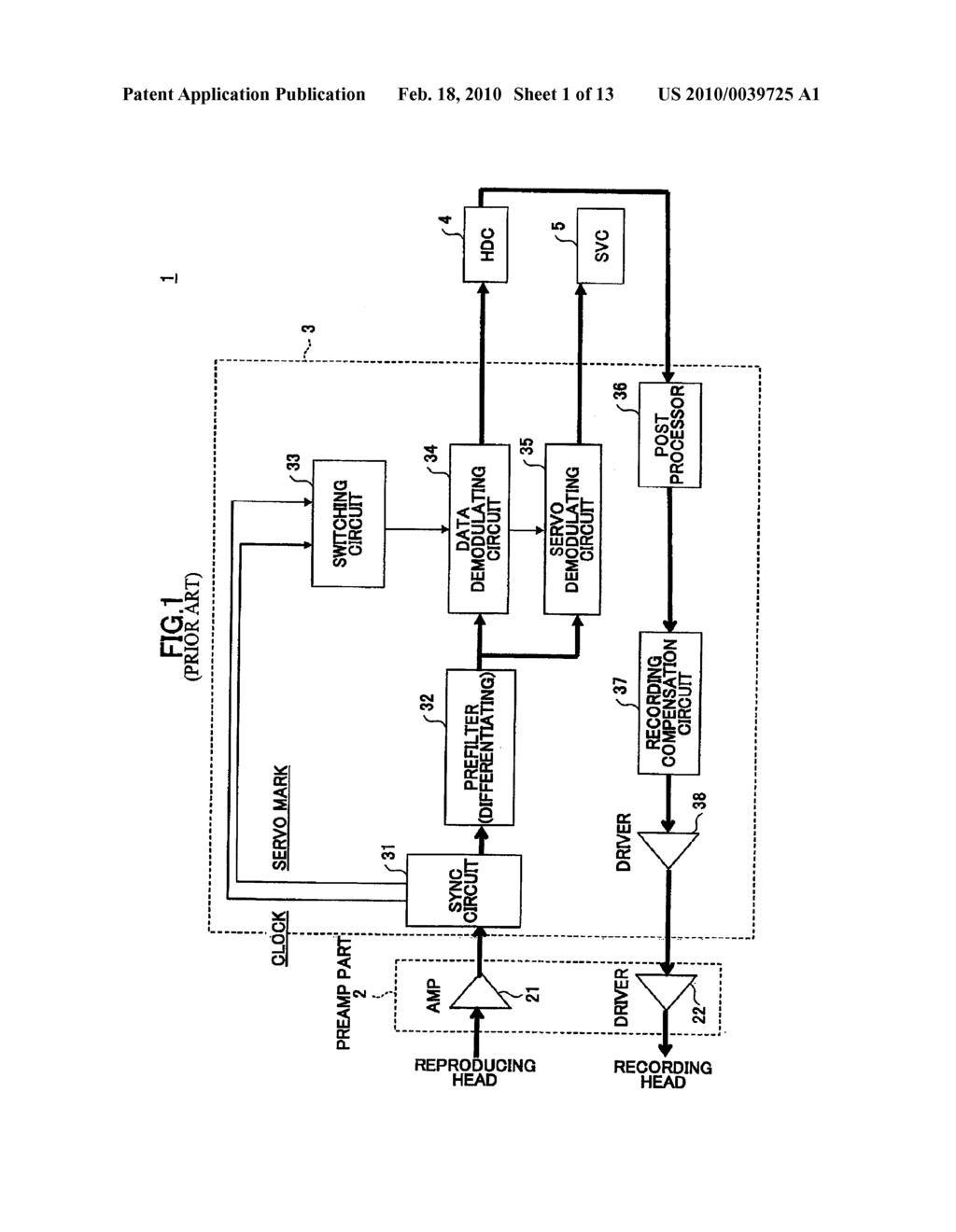 ECCENTRICITY CORRECTION METHOD, SIGNAL PROCESSING CIRCUIT, MAGNETIC STORAGE APPARATUS AND PERPENDICULAR MAGNETIC RECORDING MEDIUM - diagram, schematic, and image 02