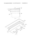 Powered wall mount media display and data transfer system diagram and image