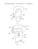 Powered wall mount media display and data transfer system diagram and image