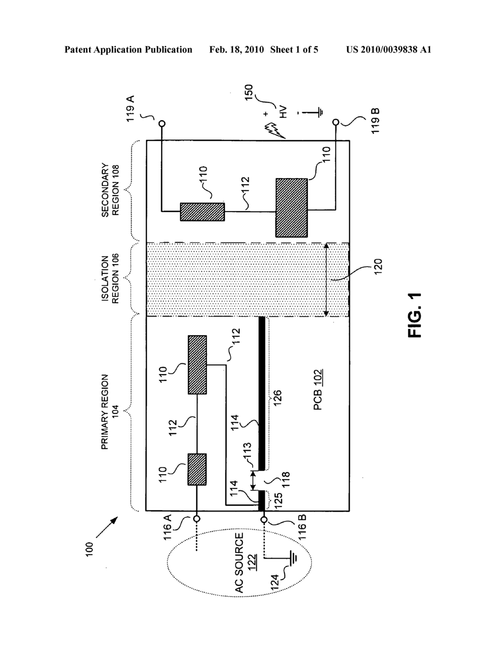 ELECTROSTATIC DISCHARGE CONDUCTING PATHWAY HAVING A NOISE FILTER SPARK GAP - diagram, schematic, and image 02