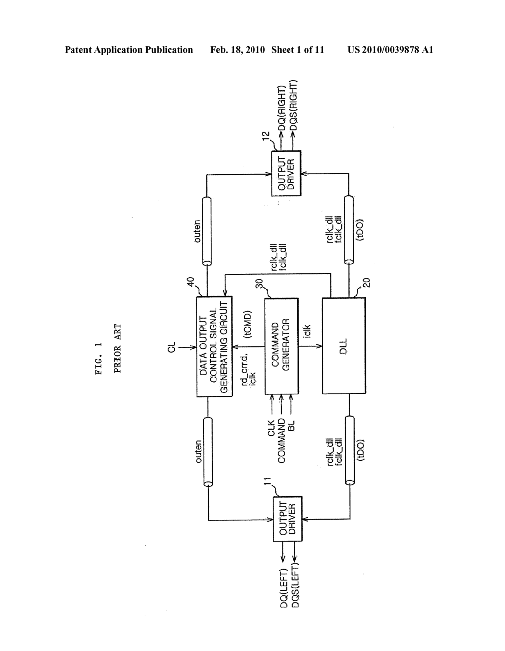 CIRCUIT AND METHOD FOR GENERATING DATA OUTPUT CONTROL SIGNAL FOR SEMICONDUCTOR INTEGRATED CIRCUIT - diagram, schematic, and image 02