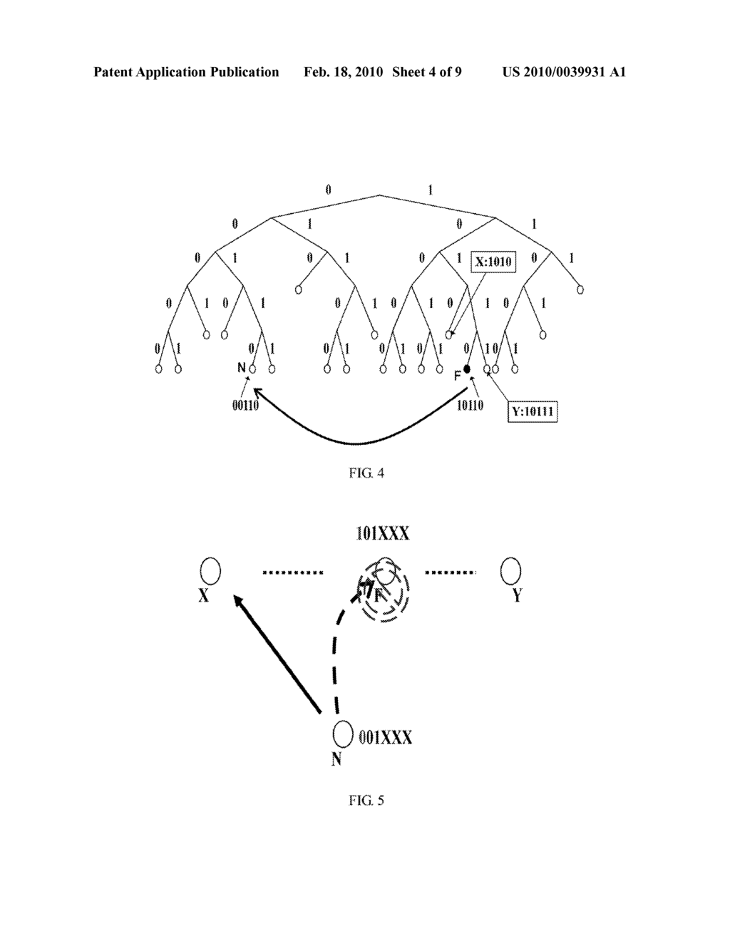 METHOD, DEVICE AND SYSTEM FOR UPDATING ROUTES AFTER NODE FAILS IN P2P NETWORK - diagram, schematic, and image 05