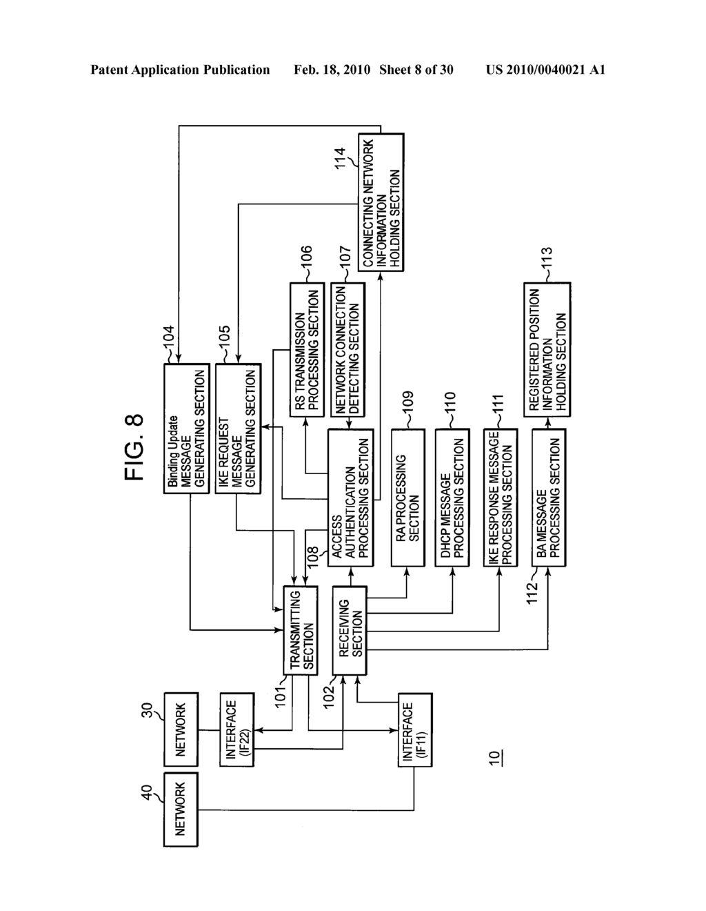 COMMUNICATION METHOD, COMMUNICATION SYSTEM, MOBILE NODE, PROXY NODE, AND MANAGEMENT NODE - diagram, schematic, and image 09