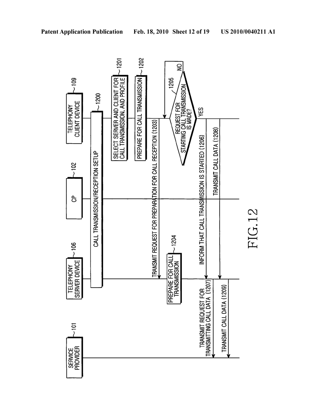 SYSTEM AND METHOD FOR TRANSMITTING AND RECEIVING A CALL ON A HOME NETWORK - diagram, schematic, and image 13