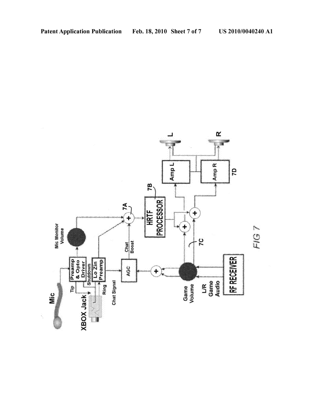 HEADPHONE SYSTEM FOR COMPUTER GAMING - diagram, schematic, and image 08