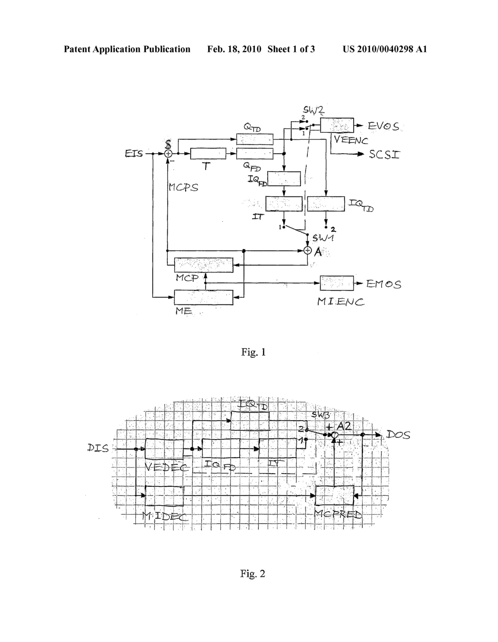 METHOD AND APPARATUS FOR SELECTING A SCAN PATH FOR THE ELEMENTS OF A BLOCK IN SPATIAL DOMAIN PICTURE ENCODING AND DECODING - diagram, schematic, and image 02