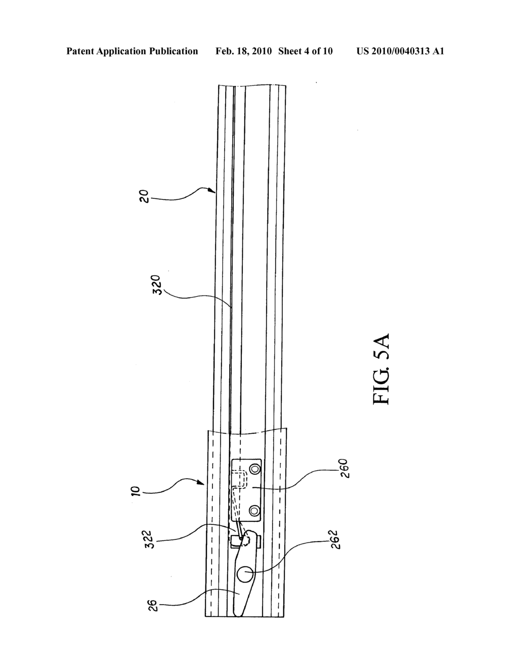 RAIL ARRANGED ON A FRAME AND PROVIDES MULTIPLE STEPS SLIDING MOVEMENT - diagram, schematic, and image 05