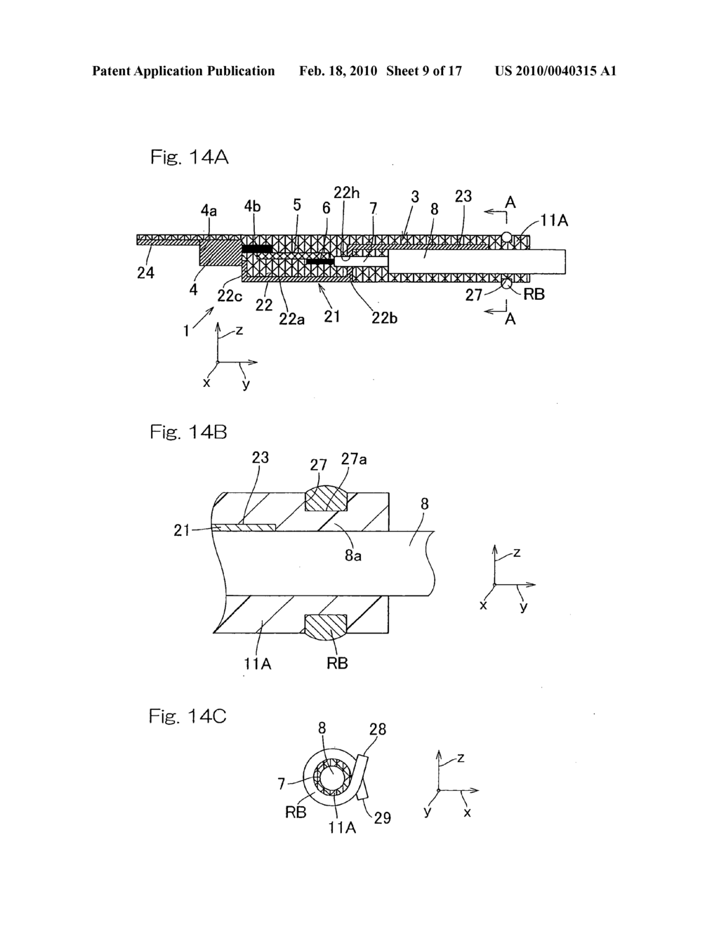 Rotation detector,wheel bearing equipped therewith and process for manufacturing the same - diagram, schematic, and image 10