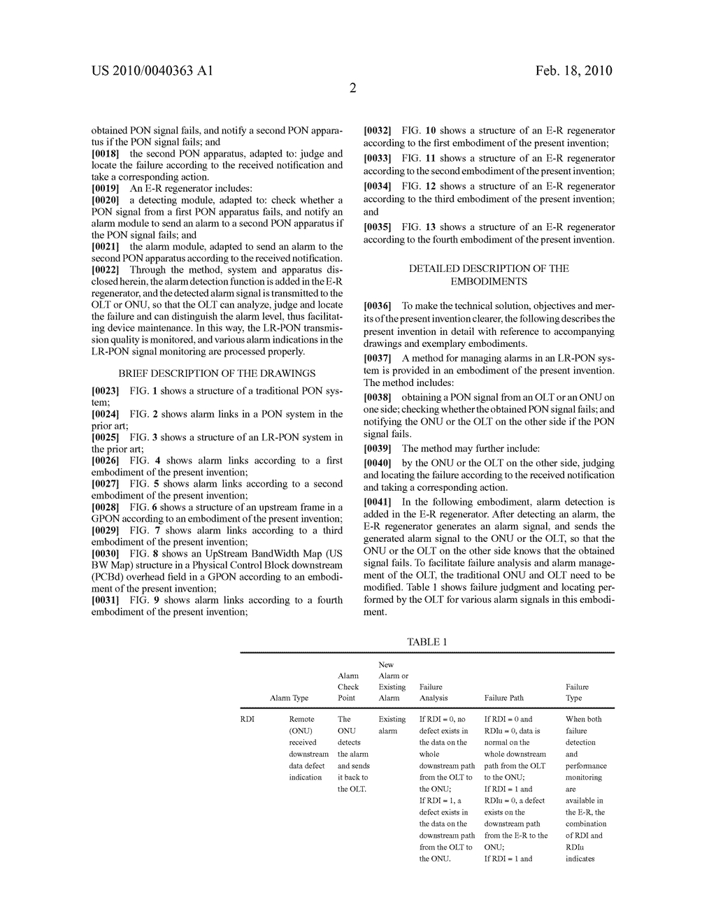 METHOD, SYSTEM, AND APPARATUS FOR MANAGING ALARMS IN LONG-REACH PASSIVE OPTICAL NETWORK SYSTEM - diagram, schematic, and image 16