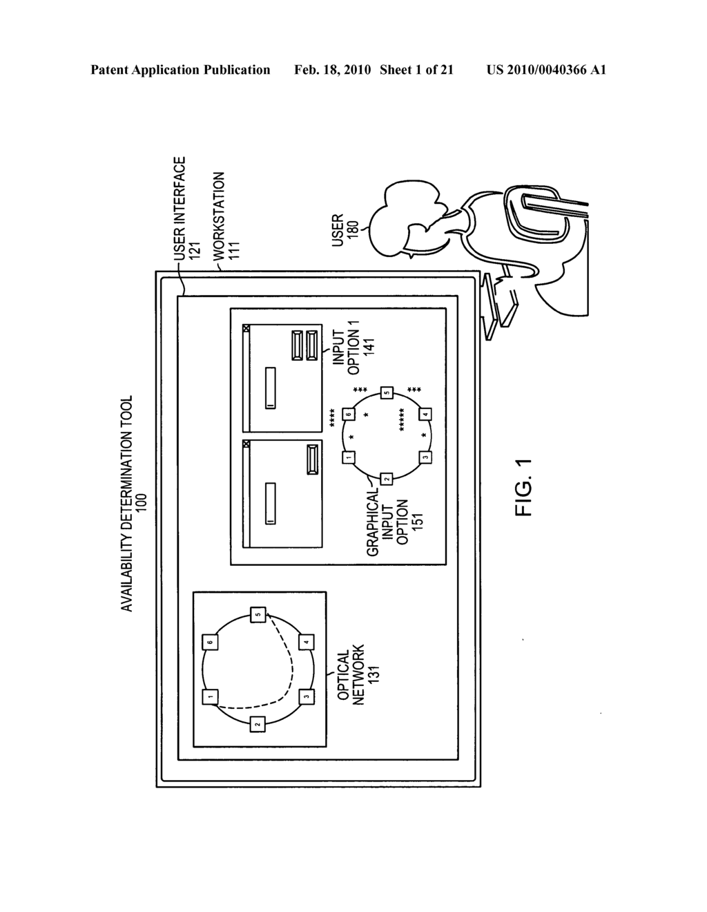 Method and apparatus for displaying and identifying available wavelength paths across a network - diagram, schematic, and image 02