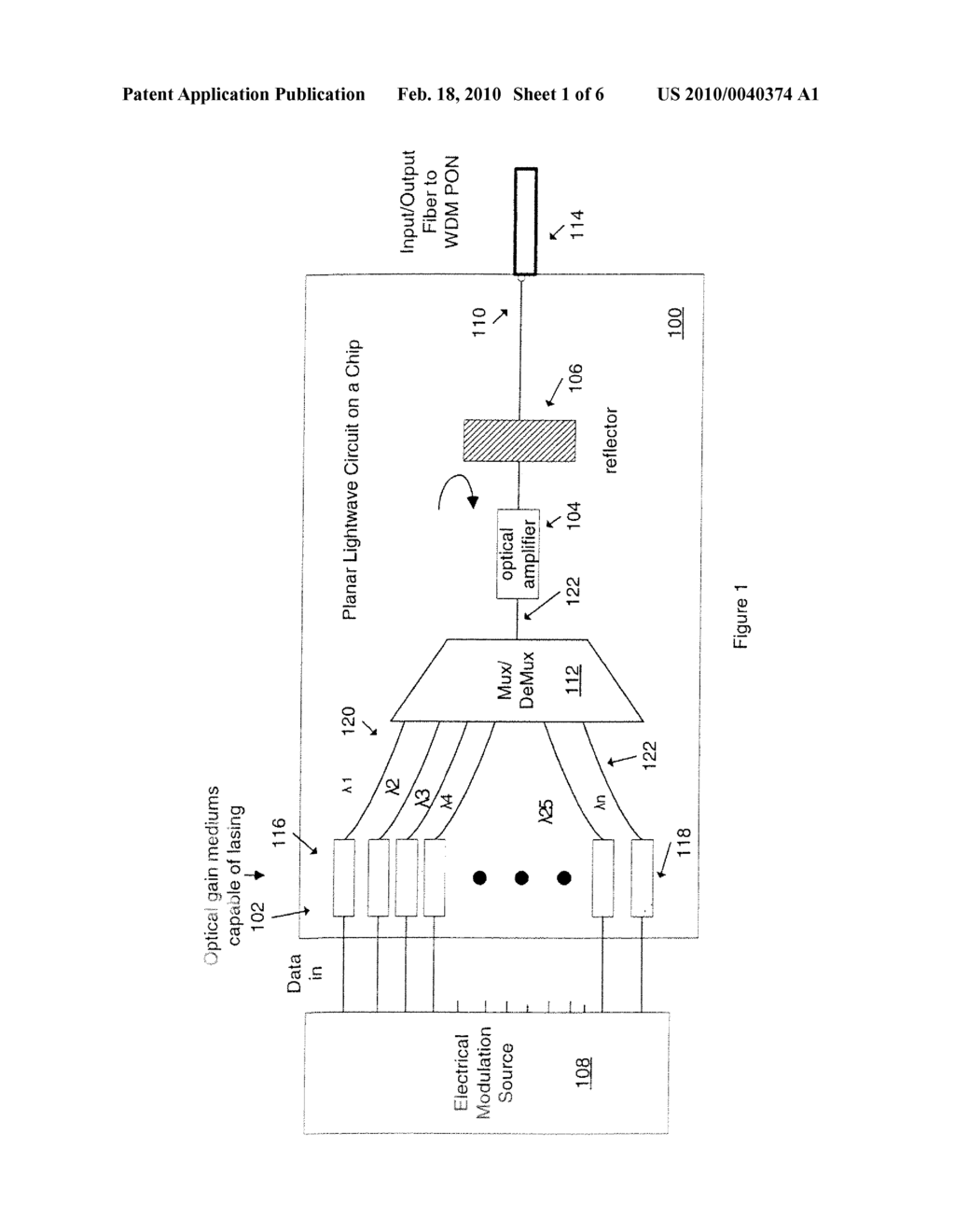 INTEGRATION OF LASER SOURCES AND DETECTORS FOR A PASSIVE OPTICAL NETWORK - diagram, schematic, and image 02