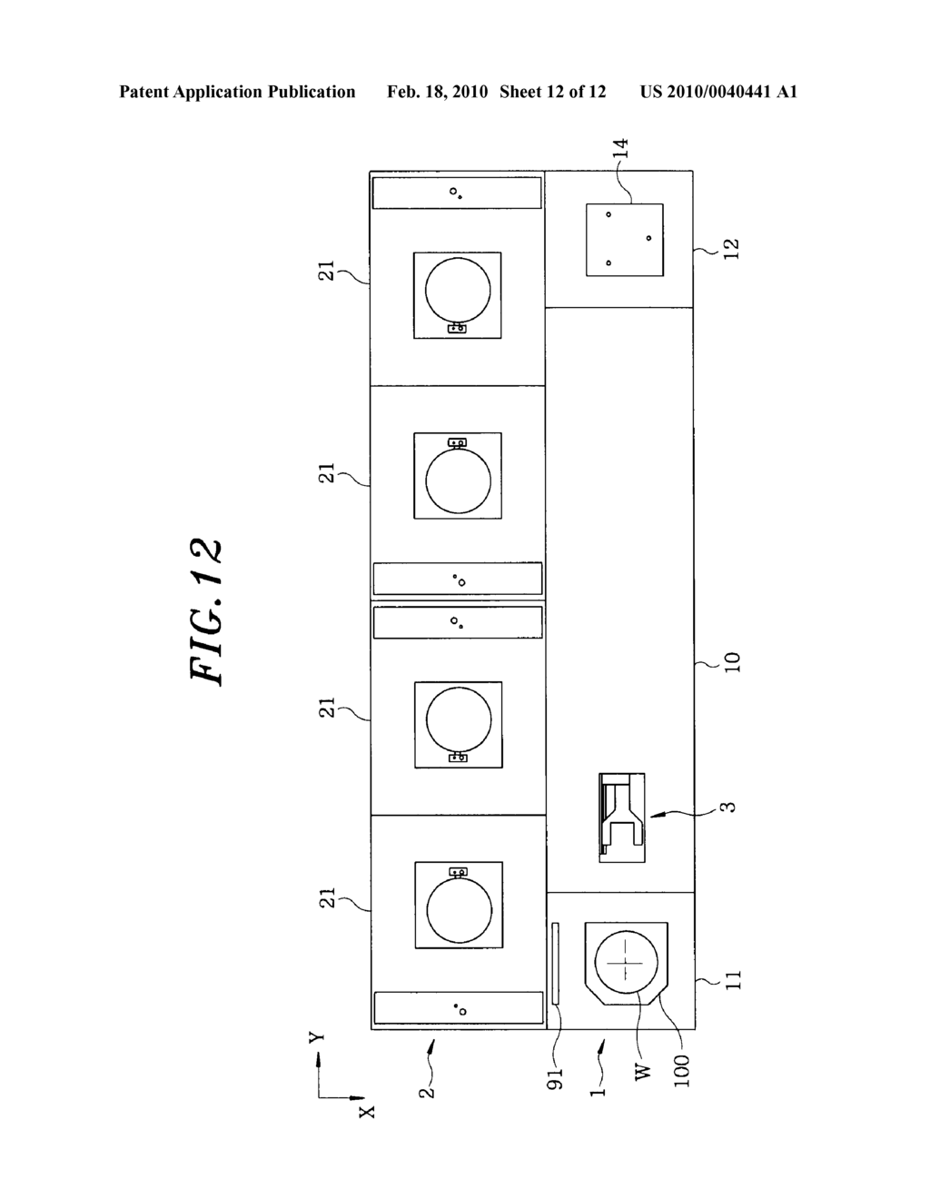 FOUP OPENING/CLOSING DEVICE AND PROBE APPARATUS - diagram, schematic, and image 13