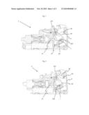 DEVICE FOR CONTROLLING THE OPENING AND CLOSING OF A CLAMP IN A POSITIVE DISPLACEMENT PUMP diagram and image