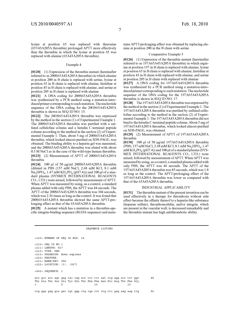 THROMBIN MUTANT - diagram, schematic, and image 08