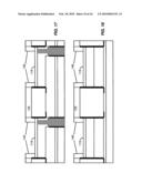 SPLIT-GATE DRAM WITH MUGFET, DESIGN STRUCTURE, AND METHOD OF MANUFACTURE diagram and image