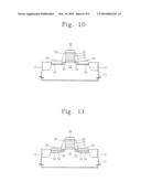 Methods of Fabricating MOS Transistors Having Recesses with Elevated Source/Drain Regions diagram and image