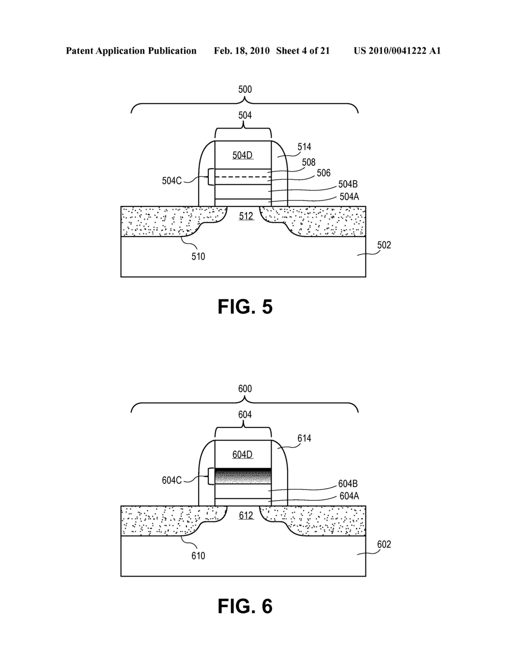 SONOS Type Stacks for Nonvolatile ChangeTrap Memory Devices and Methods to Form the Same - diagram, schematic, and image 05