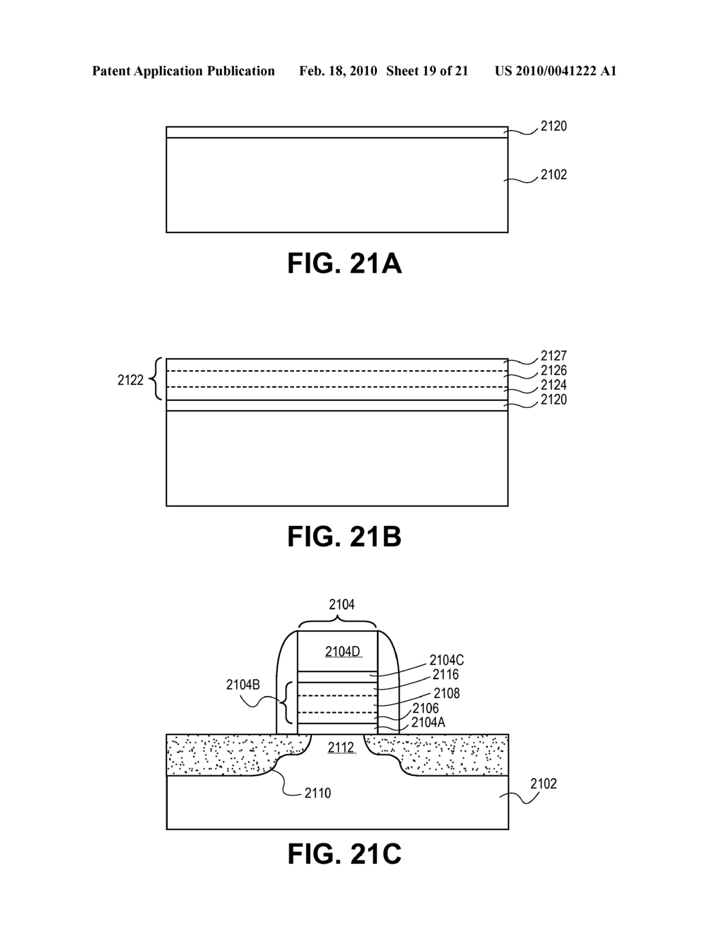 SONOS Type Stacks for Nonvolatile ChangeTrap Memory Devices and Methods to Form the Same - diagram, schematic, and image 20