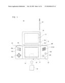 Game apparatus and storage medium storing game program diagram and image