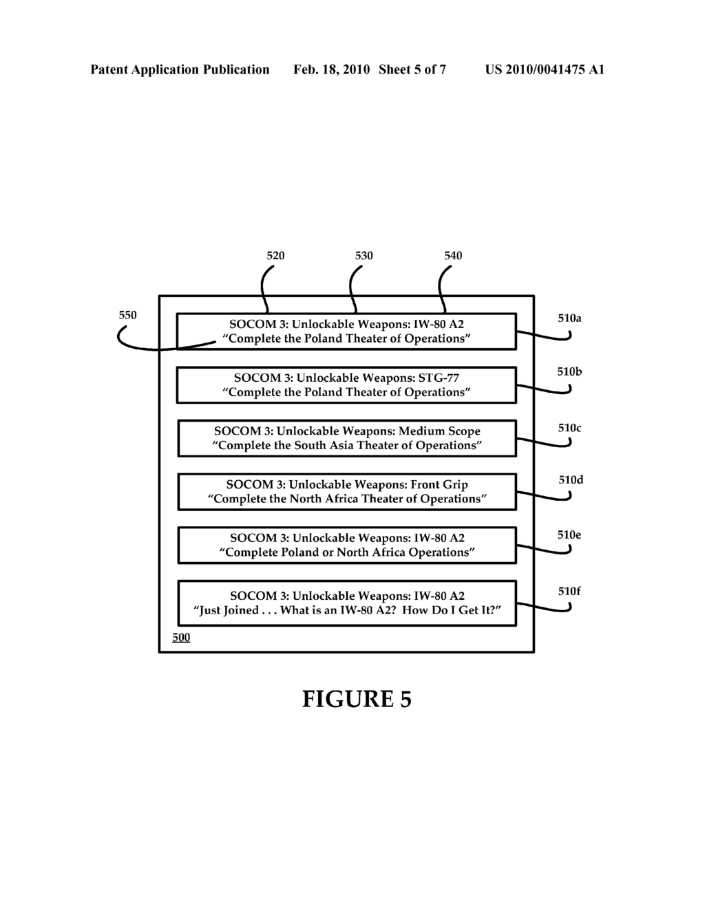 Real-Time, Contextual Display of Ranked, User-Generated Game Play Advice - diagram, schematic, and image 06