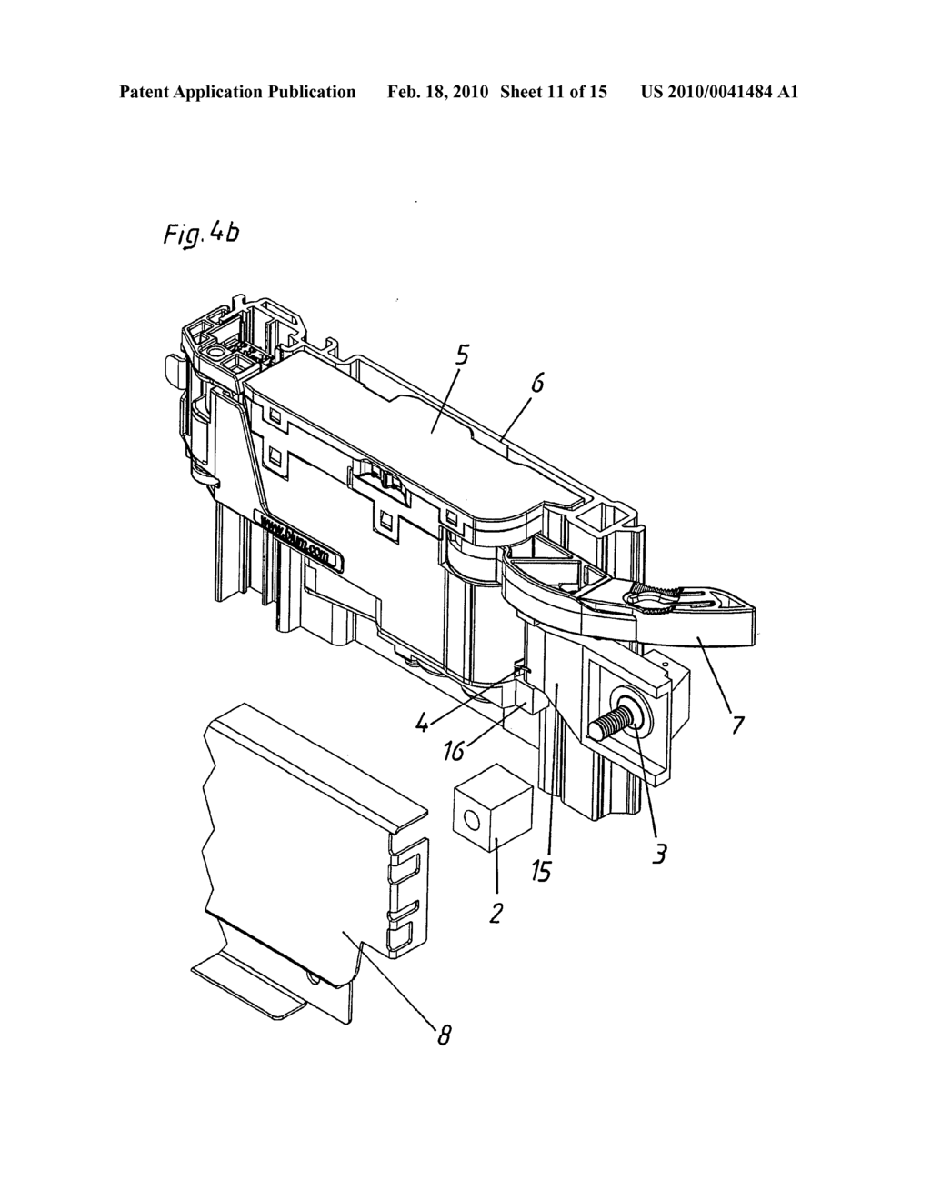 COUPLING FOR A MOVABLE PART OF A PIECE OF FURNITURE - diagram, schematic, and image 12