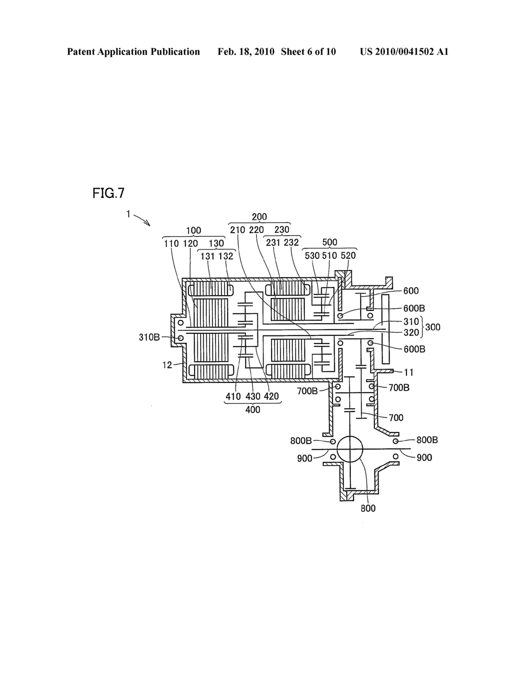 Power transmission apparatus of hybrid vehicle - diagram, schematic, and image 07