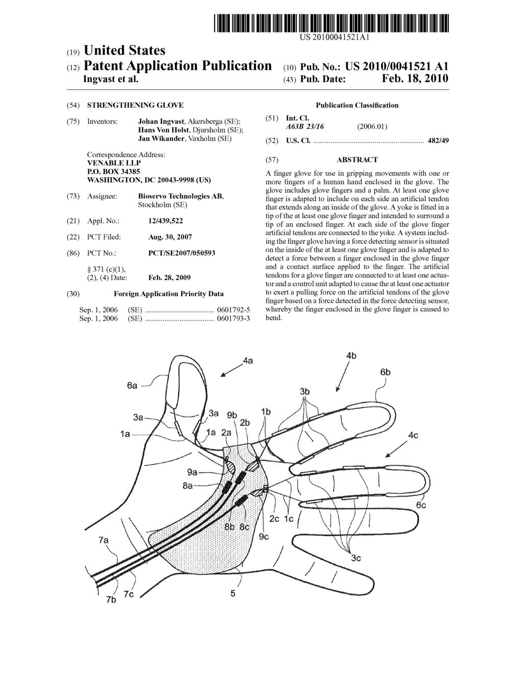 STRENGTHENING GLOVE - diagram, schematic, and image 01