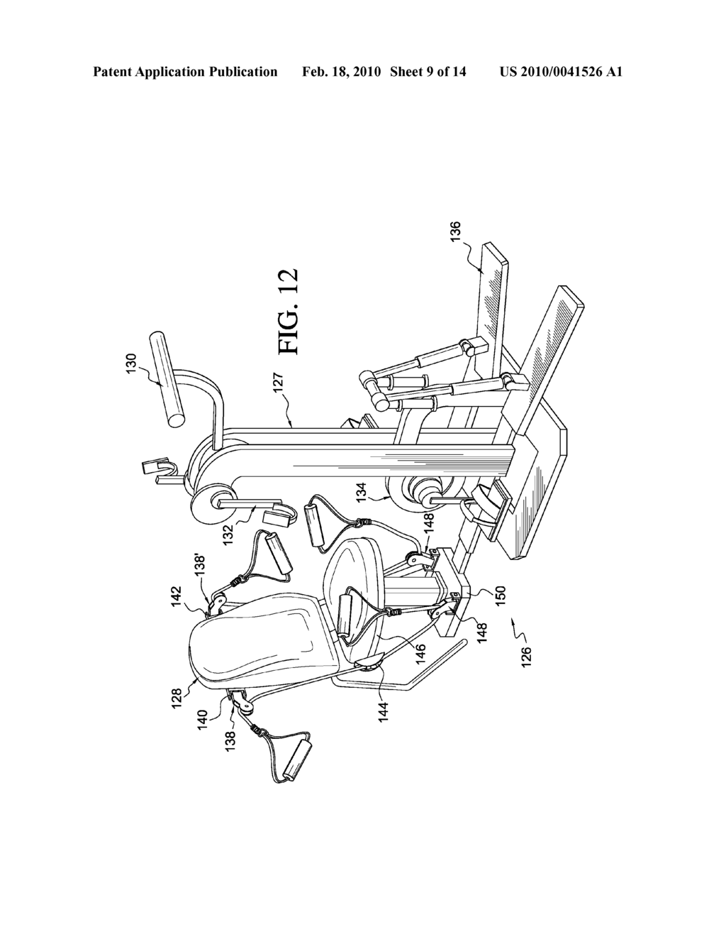 EXERCISE SYSTEM USING EXERCISE RESISTANCE CABLES - diagram, schematic, and image 10