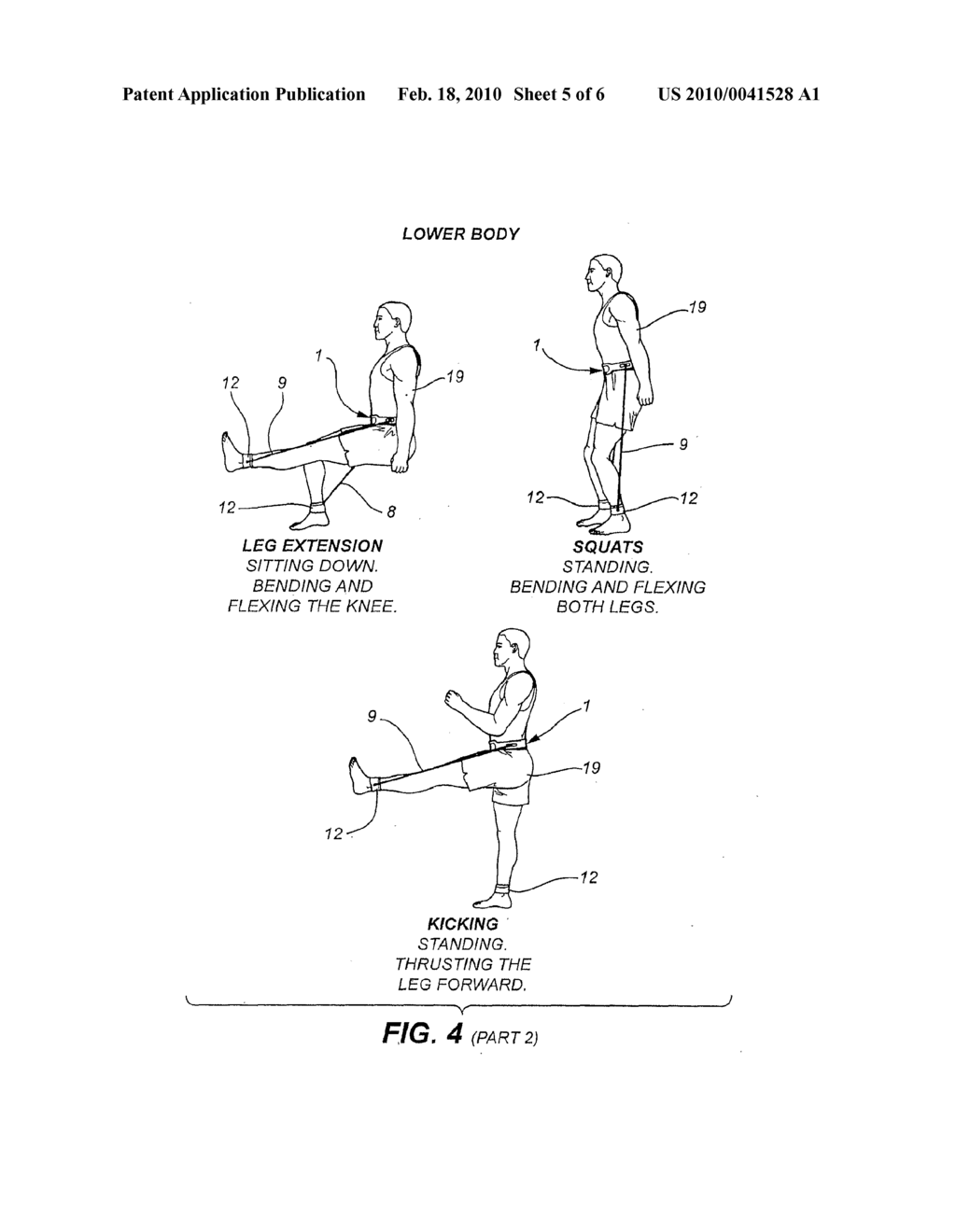 EXERCISE DEVICE AND METHOD OF EXERCISING - diagram, schematic, and image 06