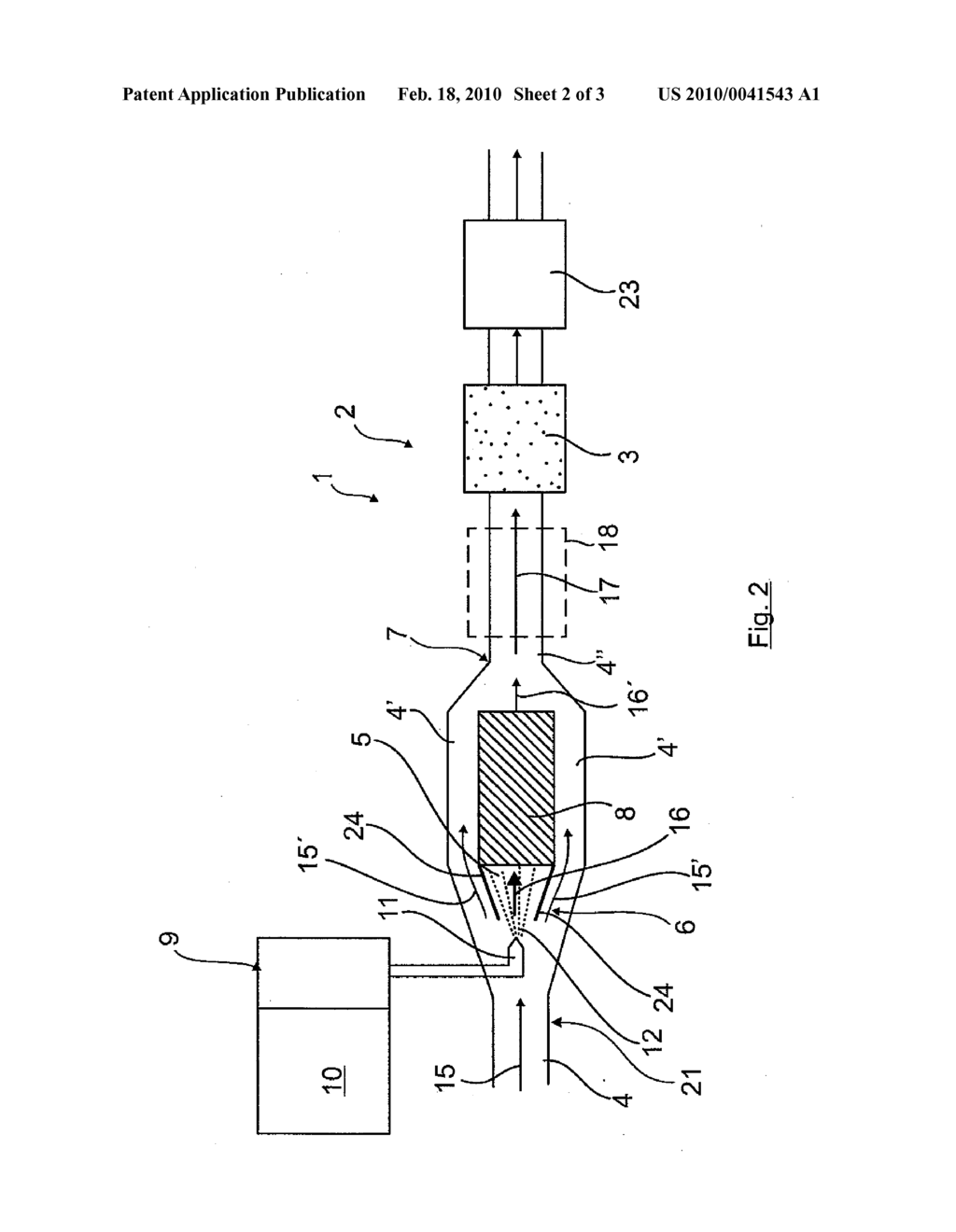 Method and Device for the Regeneration of a Particle Filter Arranged in the Exhaust Gas Train of an Internal Combustion Engine - diagram, schematic, and image 03