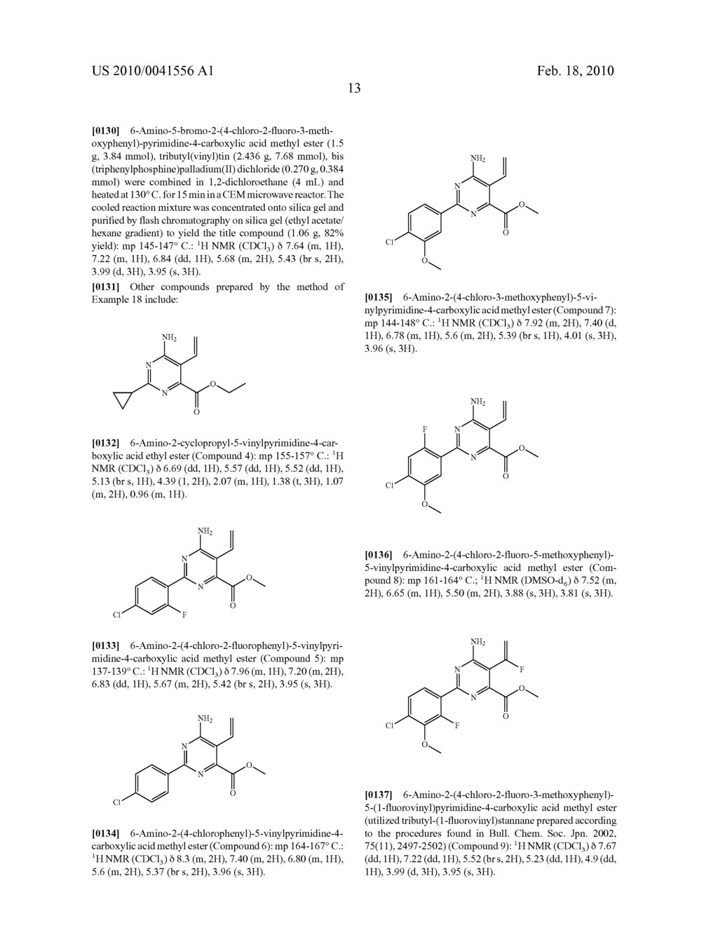2-SUBSTITUTED-6-AMINO-5-ALKYL, ALKENYL OR ALKYNYL-4-PYRIMIDINECARBOXYLIC ACIDS AND 6-SUBSTITUTED-4-AMINO-3-ALKYL, ALKENYL OR ALKYNYL PICOLINIC ACIDS AND THEIR USE AS HERBICIDES - diagram, schematic, and image 14