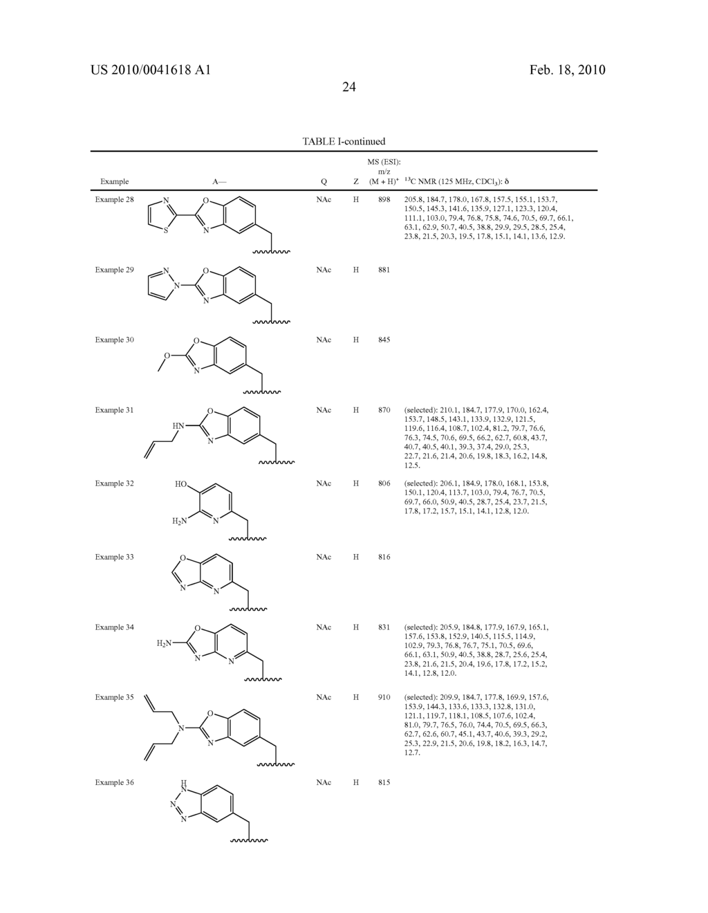 6-11 Bridged Oxime Erythromycin Derivatives - diagram, schematic, and image 25