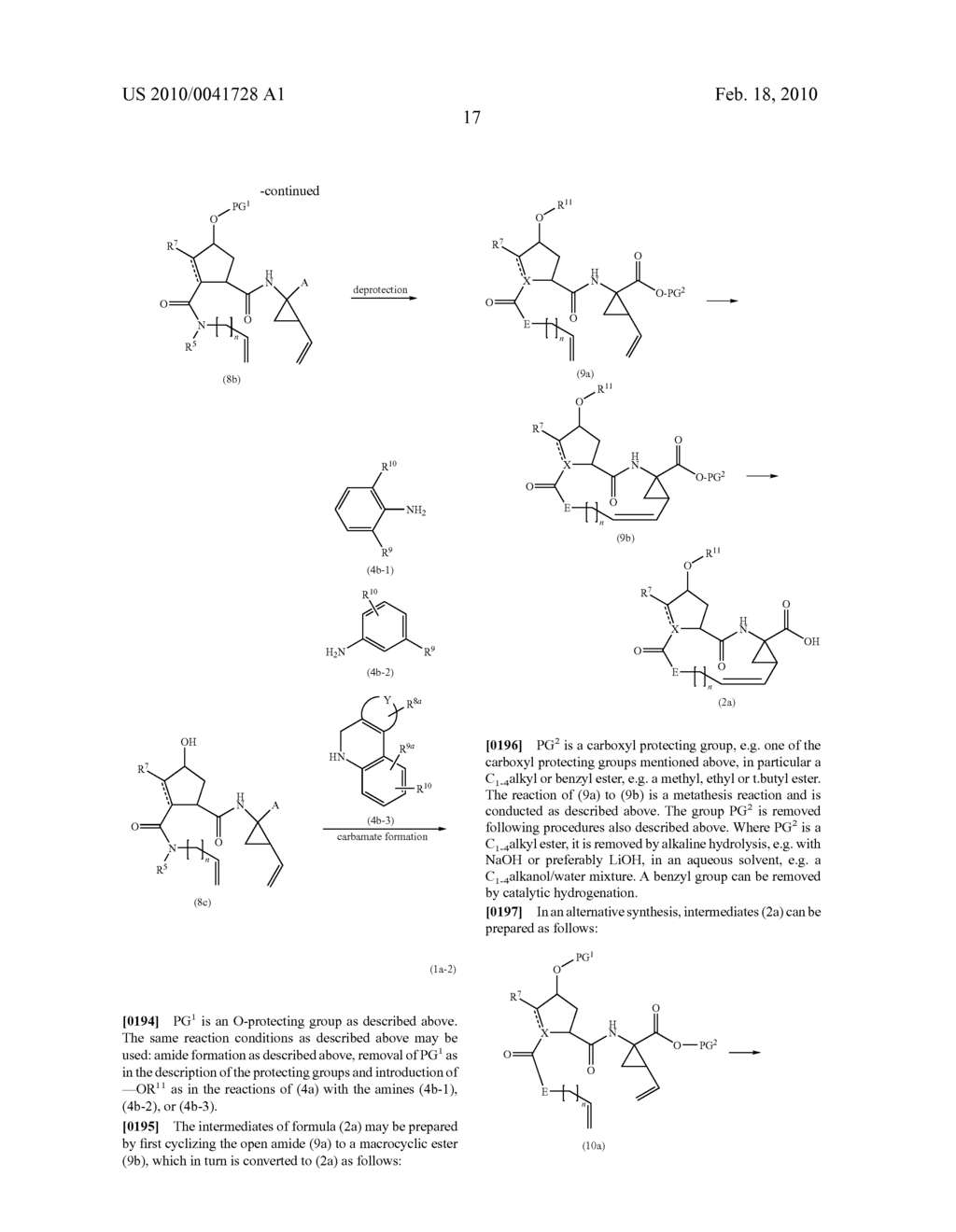 HCV INHIBITING MACROCYCLIC PHENYLCARBAMATES - diagram, schematic, and image 18