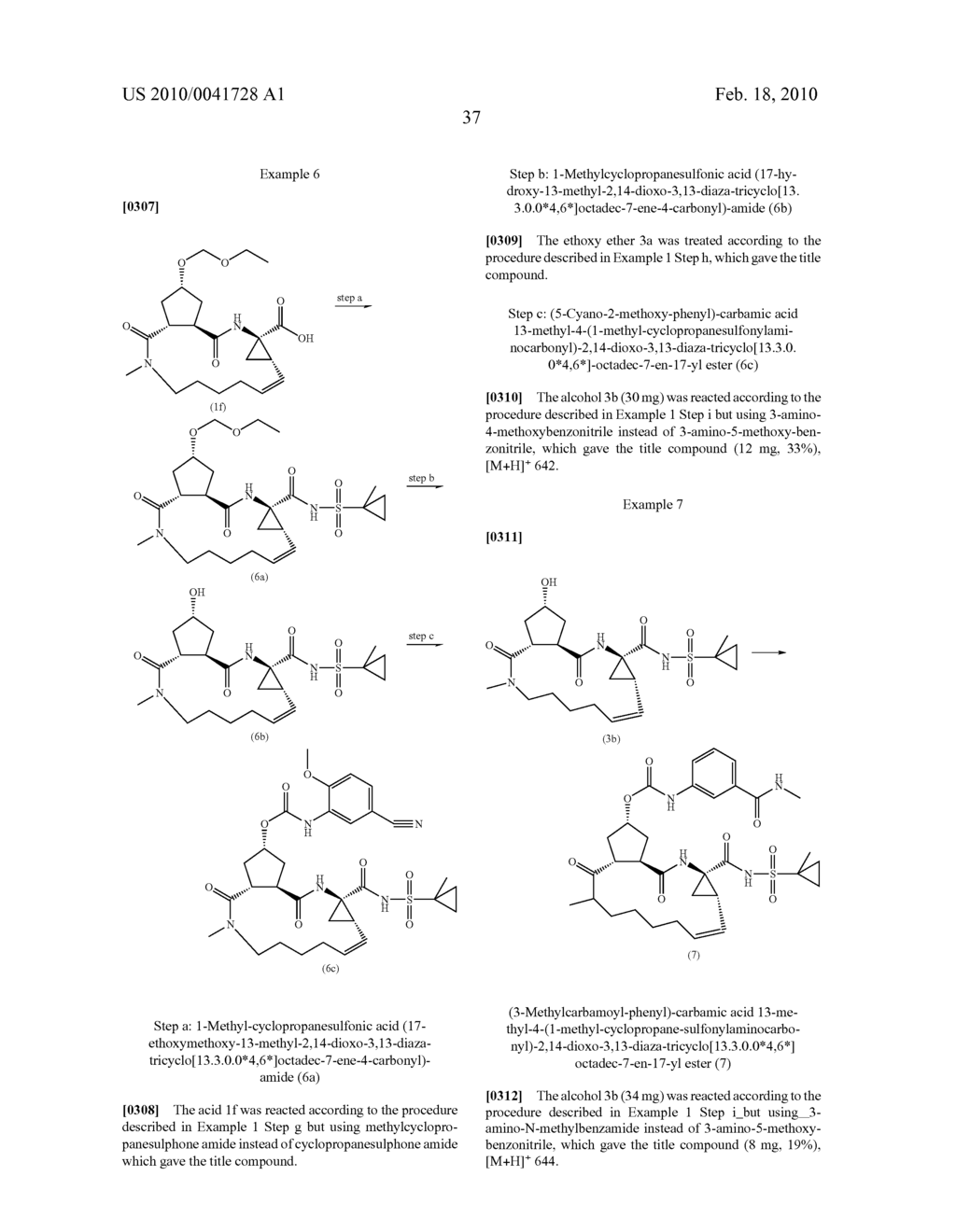 HCV INHIBITING MACROCYCLIC PHENYLCARBAMATES - diagram, schematic, and image 38