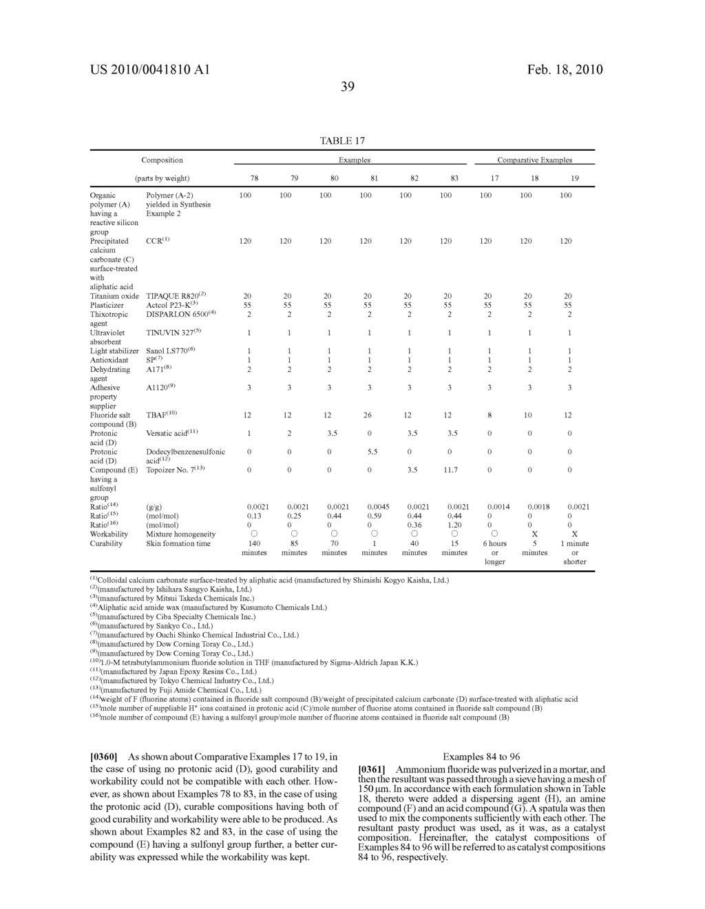 CURABLE COMPOSITION AND CATALYST COMPOSITION - diagram, schematic, and image 40