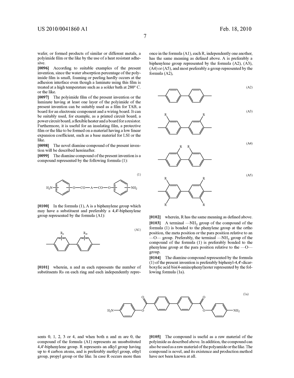 POLYIMIDE, DIAMINE COMPOUND AND METHOD FOR PRODUCING THE SAME - diagram, schematic, and image 08