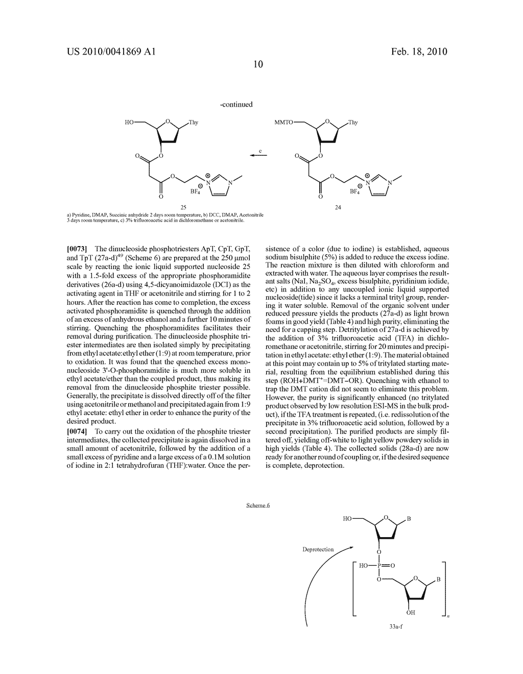 IONIC LIQUID SUPPORTED SYNTHESIS - diagram, schematic, and image 18