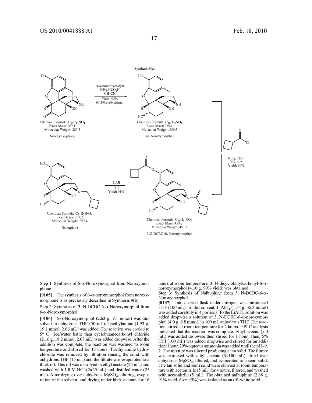 Process for the Preparation of 6-Alpha-Hydroxy-N-Alkylated Opiates - diagram, schematic, and image 18