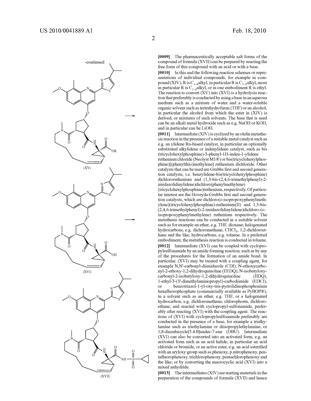 PROCESSES AND INTERMEDIATES FOR PREPARING A MACROCYCLIC PROTEASE INHIBITOR OF HCV - diagram, schematic, and image 03