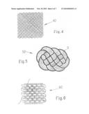 WOUND CARE PRODUCT, COMPRISING TEXTILE RIBBONS WITH FIBRES HAVING GEL-FORMING PROPERTIES, AND FIBRES NOT HAVING GEL-FORMING PROPERTIES diagram and image