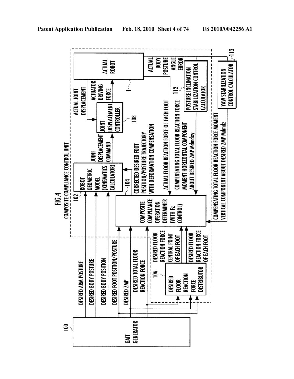 CONTROL DEVICE FOR LEGGED MOBILE ROBOT - diagram, schematic, and image 05