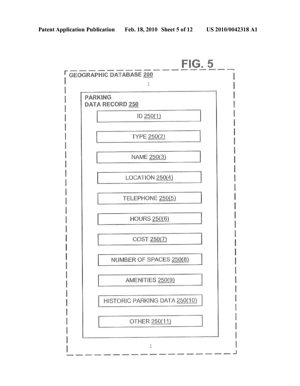 Method of Operating a Navigation System to Provide Parking Availability Information - diagram, schematic, and image 06