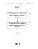 NAVIGATION UNITS HAVING MULTIPLE OPERATION MODES FOR OUTPUTTING A CURRENT POSITION OR A STORED POSITION, RESPECTIVELY, AND METHODS AND COMPUTER PROGRAM PRODUCT FOR OPERATING THE SAME diagram and image