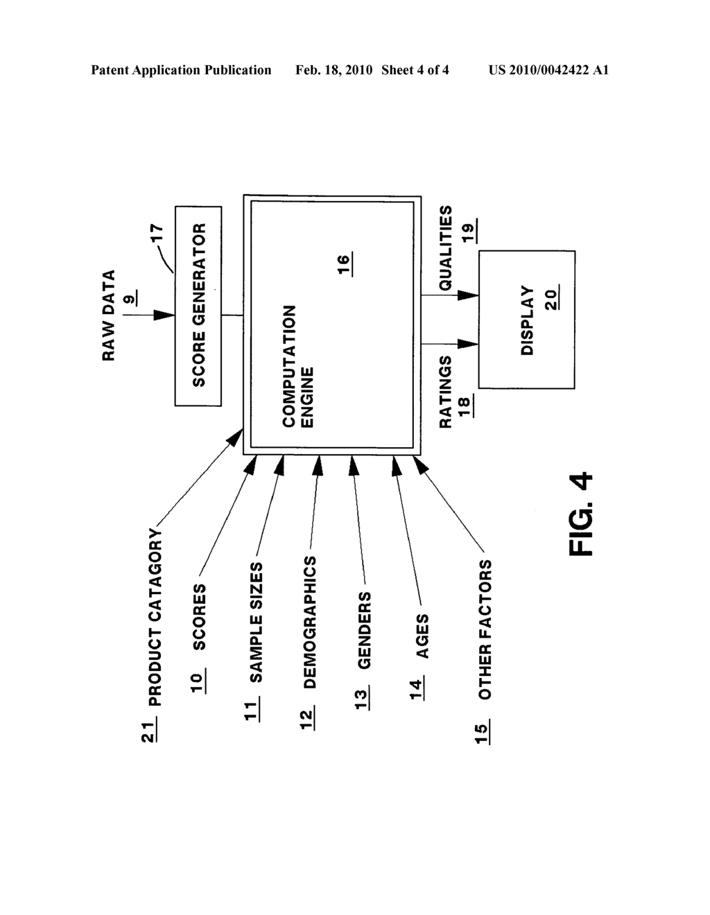 System and method for computing and displaying a score with an associated visual quality indicator - diagram, schematic, and image 05