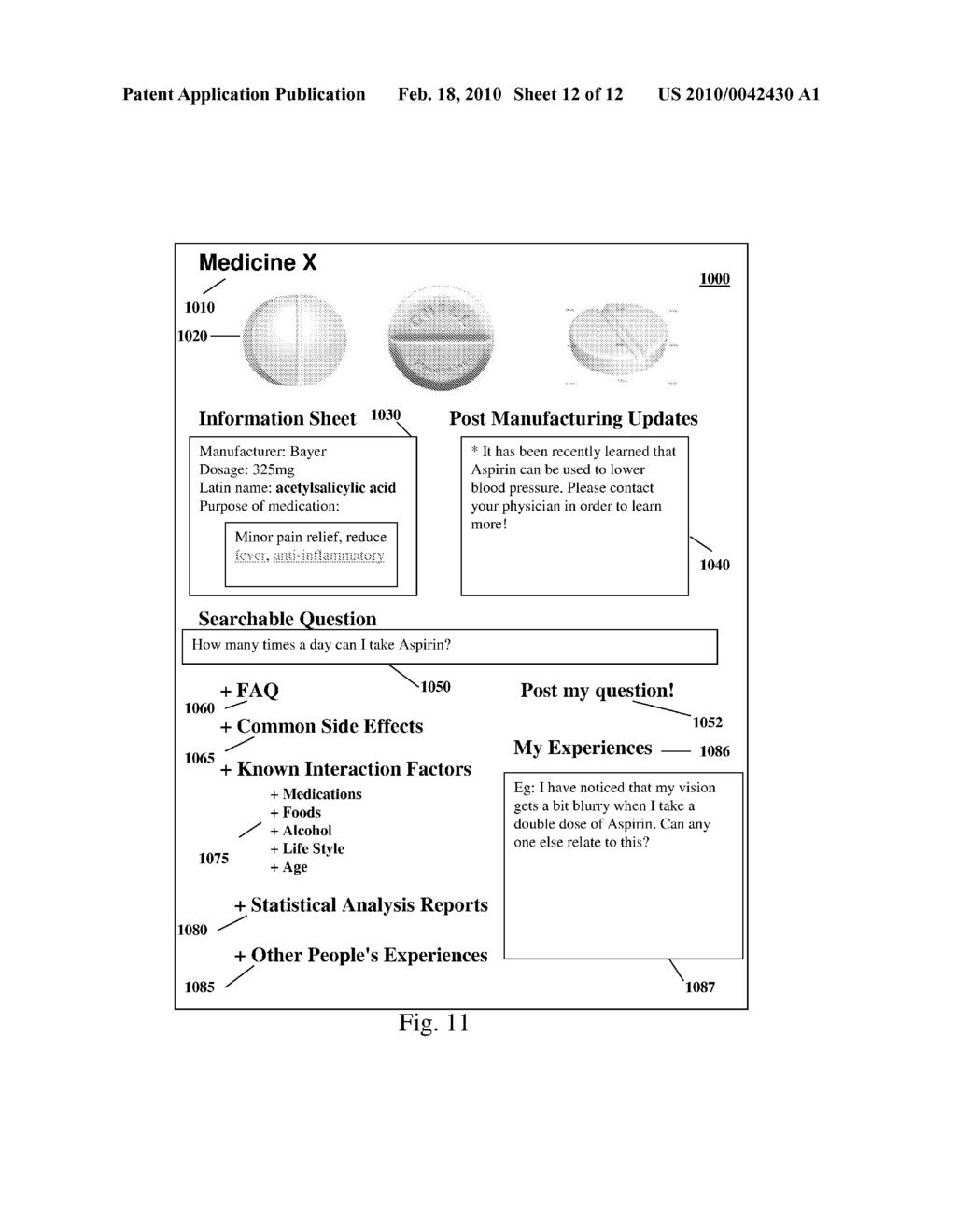 SYSTEM AND METHOD FOR COLLECTING AND AUTHENTICATING MEDICATION CONSUMPTION - diagram, schematic, and image 13