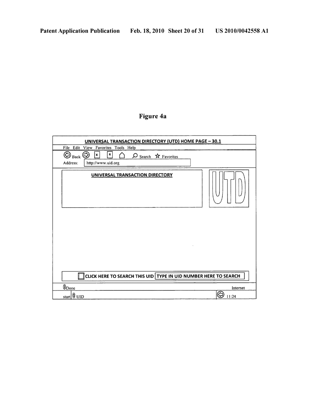 Universal transaction code (UTC) used to standardize the method of capturing, storing, and retrieving transaction data - diagram, schematic, and image 21