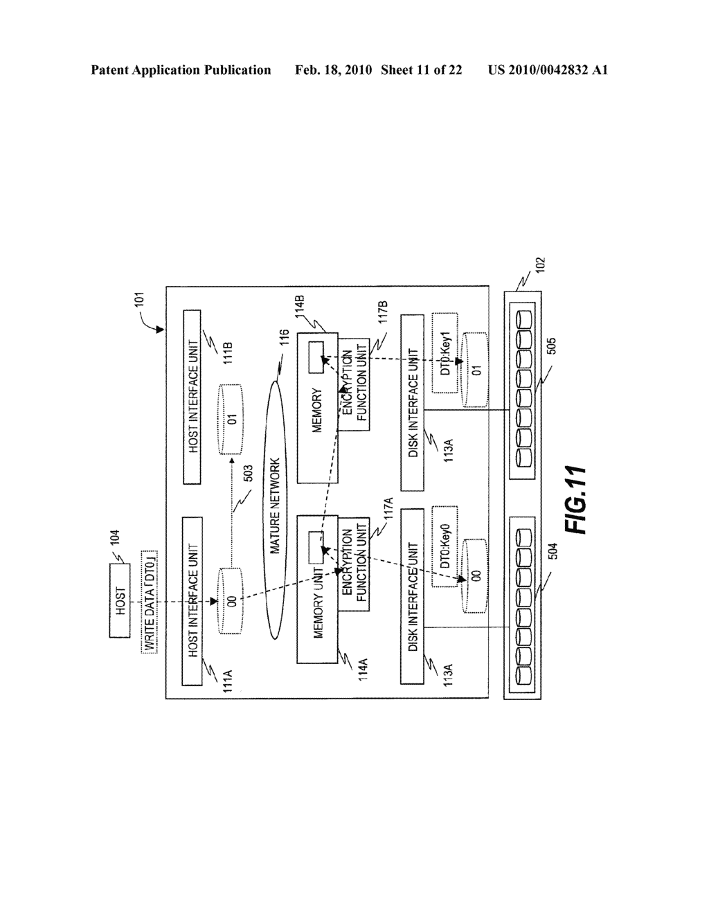 STORAGE SYSTEM FOR DATA ENCRYPTION - diagram, schematic, and image 12