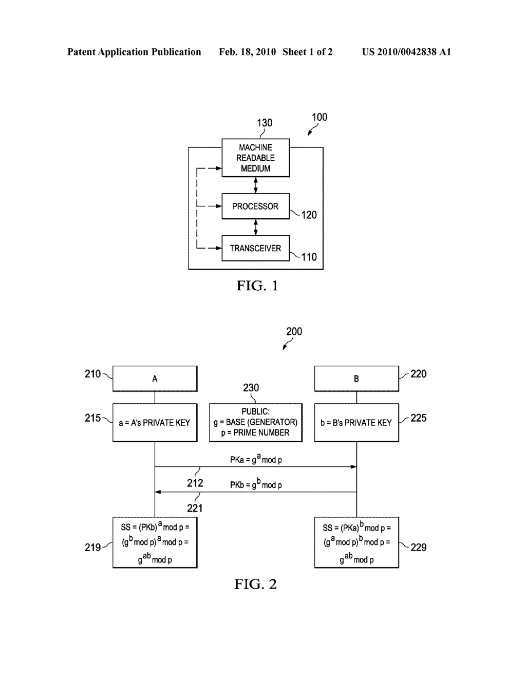 Public Key Out-of-Band Transfer for Mutual Authentication - diagram, schematic, and image 02