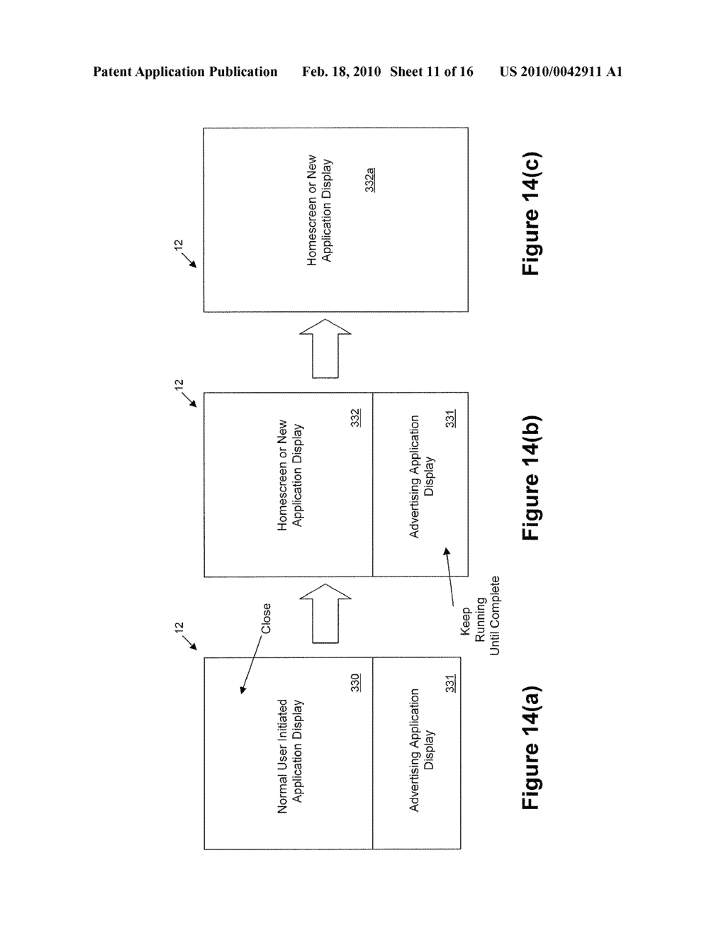 SYSTEM AND METHOD FOR PROVIDING CONTENT ON A MOBILE DEVICE BY CONTROLLING AN APPLICATION INDEPENDENT OF USER ACTION - diagram, schematic, and image 12